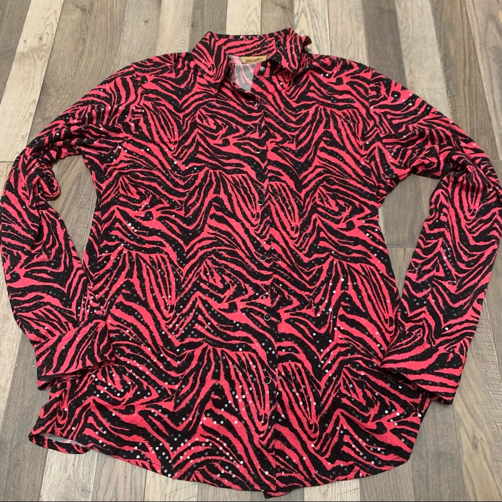 Fun Wrangler Snap Front Blouse